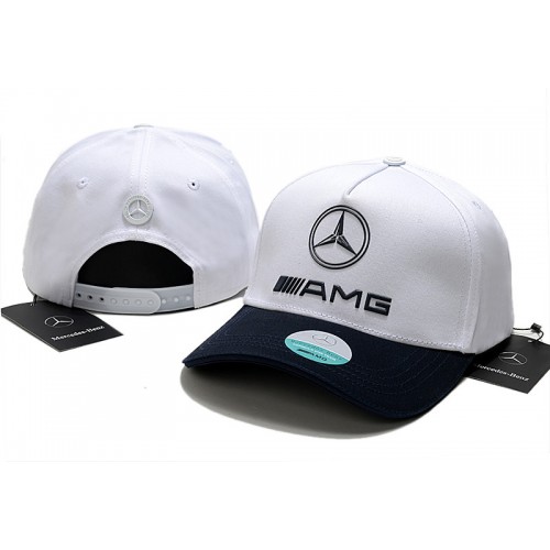 Mercedes Benz White Cap